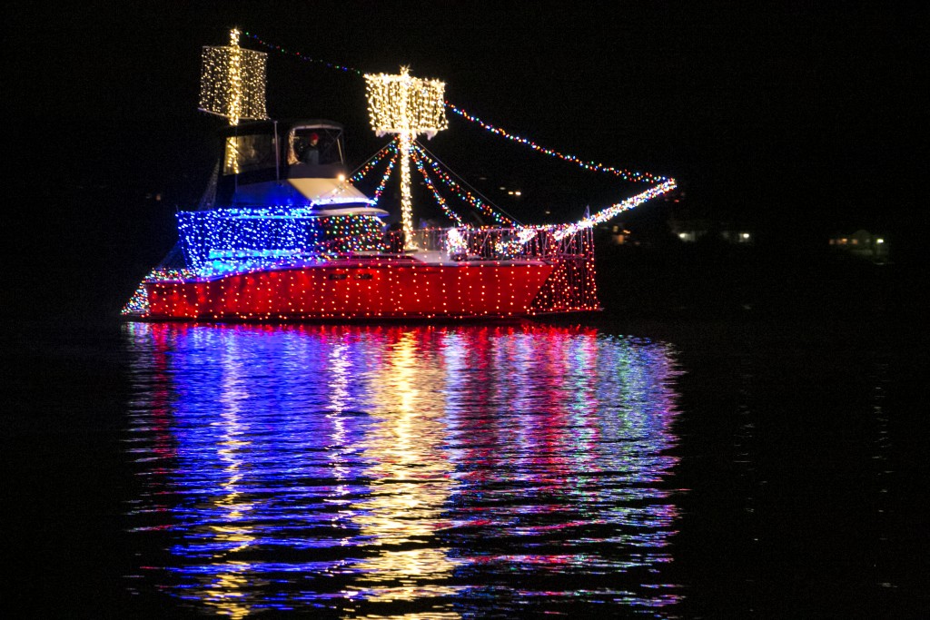 Boat Parade on Lake Wylie Lake Wylie Man